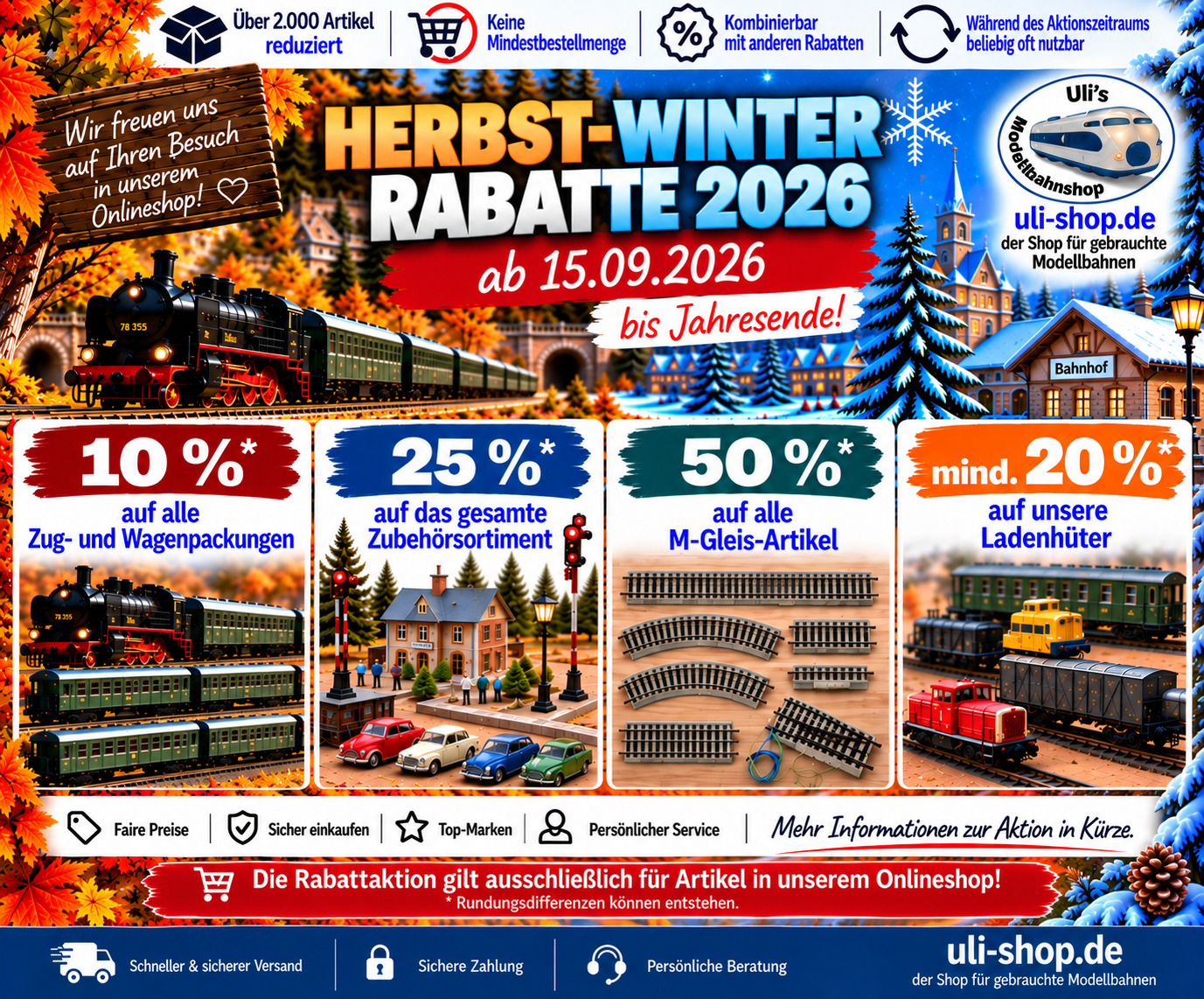 Herbst-Winter Rabatte 2026