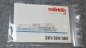Preview: Märklin H0 3311/3511/3611 Bedienungsanleitung Galeriebild - zum Vergrößern bitte auf das Bild klicken