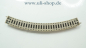 Preview: Fleischmann N 2120 Gleismaterial piccolo Gleis gebogen 1/1 R: 192 mm 45° stark gebraucht