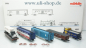 Preview: Märklin H0 4863 Wagenpackung USA-Güterwagen-Set II wenig bespielt/gebraucht Wechselstrom OVP