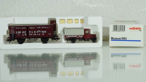 Märklin H0 Museum 1993 Güterwagen Wechselstrom Galeriebild - zum Vergrößern bitte auf das Bild klicken