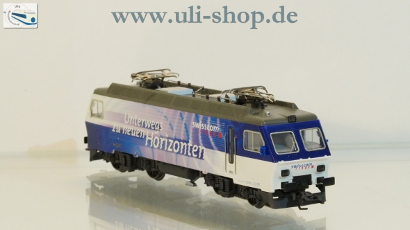 Märklin H0 34305 E-Lok Serie Re 446 der Südostbahn Swisscom "Unterwegs zu neuen Horizonten" voll funktionsfähig neuwertig Wechselstrom digital ohne OVP