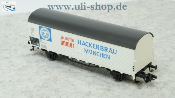 Märklin H0 unverpackter Wagen (I40) Bierwagen Hackerbräu München wenig bespielt ohne OVP