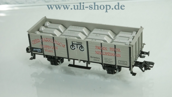 Märklin H0 84795 Güterwagen offen der K.W.St.E. Museumswagen 1990 neuwertig Wechselstrom OVP