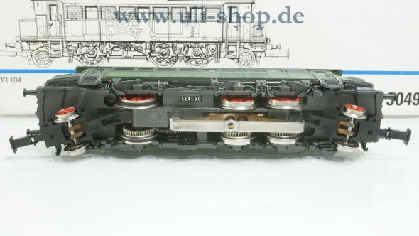 Märklin H0 3049 E-Lok Br. 104 021 - 1 DB voll funktionsfähig neuwertig Wechselstrom analog OVP (R2 055)