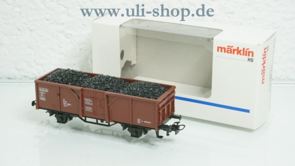 Märklin H0 4431 Güterwagen offen mit Steinkohle neuwertig Wechselstrom mit OVP