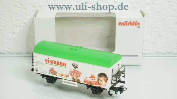 Märklin H0 44185 Güterwagen Kühlwagen "Eismann" neuwertig Wechselstrom mit OVP