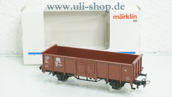 Märklin H0 4465 Güterwagen offen braun der DB neuwertig Wechselstrom mit OVP