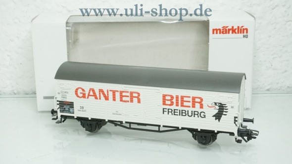 Märklin H0 46201 Güterwagen Jahreswagen 2004 Ganter Bier Freiburg neuwertig Wechselstrom mit OVP