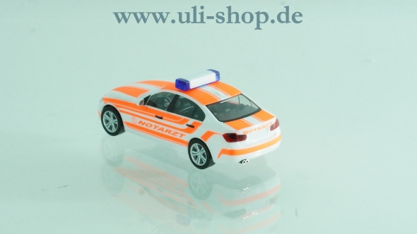 Herpa H0 Modellauto Notarztfahrzeug BMW 3er Serie wenig bespielt ohne OVP