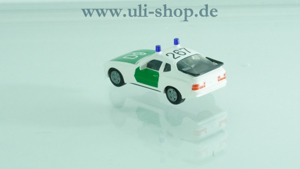 Herpa H0 Modellauto Polizei Porsche 944 wenig bespielt ohne OVP