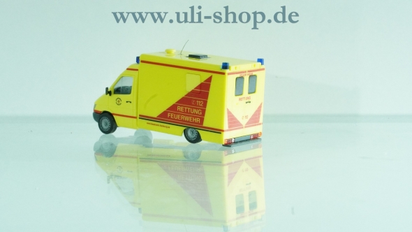 Herpa H0 Modellauto Feuerwehr Rettung Mercedes Benz T1N bespielt ohne OVP