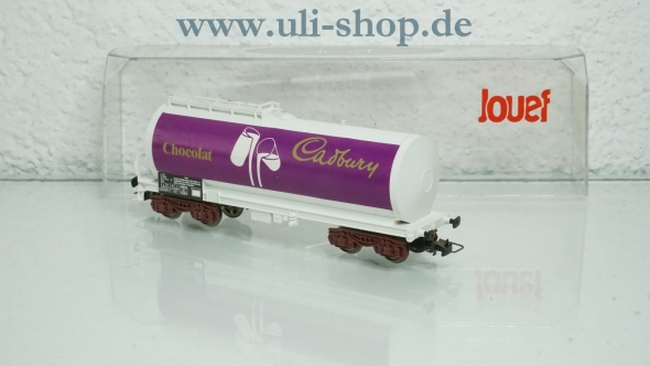 Jouef H0 650600 Güterwagen Kesselwagen Citerne Bogies Cadbury der SNCF neuwertig Gleichstrom mit OVP