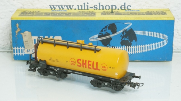 Piko H0 5/6424-027 Güterwagen Kesselwagen Shell mit Bremserhaus bespielt Gleichstrom mit OVP