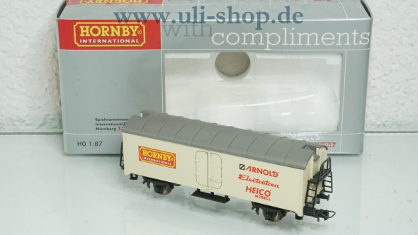 Lima H0 HL6034 Güterwagen Kühlwagen 2008 Nürnberg Toy Fair wenig bespielt Gleichstrom mit OVP