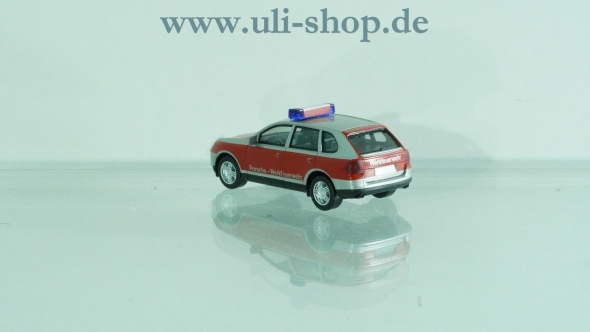 Herpa H0 Modellauto Werksfeuerwehr Porsche Cayenne wenig bespielt ohne OVP