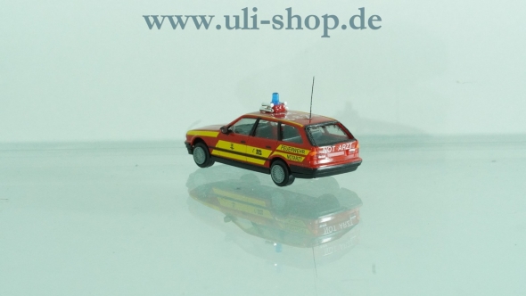 Herpa H0 Modellauto Feuerwehr Notarzt BMW 525i bespielter Zustand ohne OVP