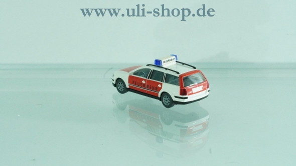 Wiking H0 Modellauto Feuerwehr VW bespielter Zustand ohne OVP