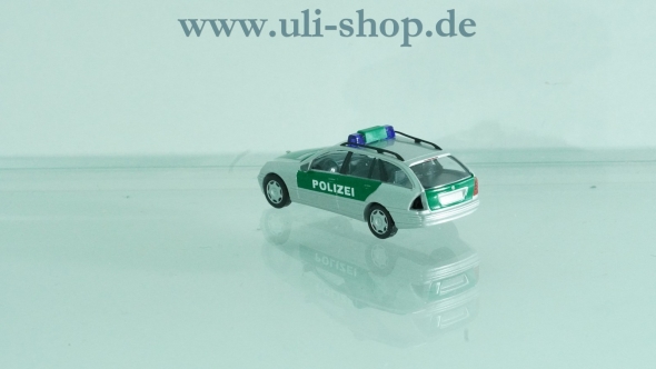 Herpa H0 Modellauto Polizei Mercedes Benz C-Klasse wenig bespielt ohne OVP