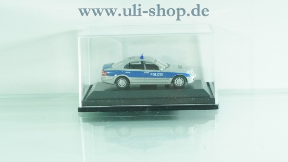 Schuco H0 Modellauto Polizei Mercedes Benz E-Klasse wenig bespielt mit OVP