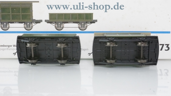 Märklin H0 46573 Wagenpackung Württemberger Wagenset um 1859 wenig bespielt Wechselstrom mit OVP