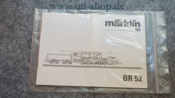 Märklin H0 BR 52 Bedienungsanleitung Galeriebild - zum Vergrößern bitte auf das Bild klicken
