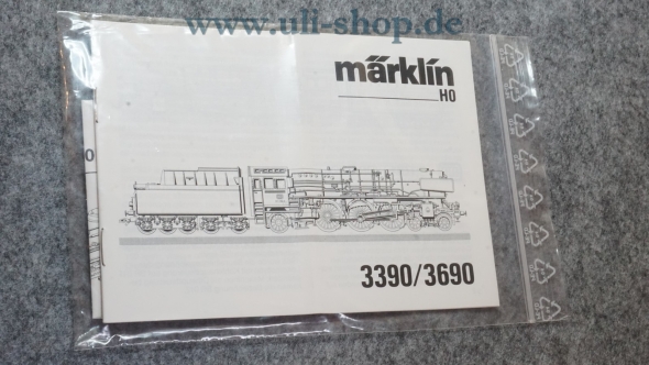 Märklin H0 3390/3690 Bedienungsanleitung Galeriebild - zum Vergrößern bitte auf das Bild klicken