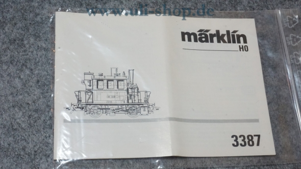 Märklin H0 3387 Bedienungsanleitung Galeriebild - zum Vergrößern bitte auf das Bild klicken