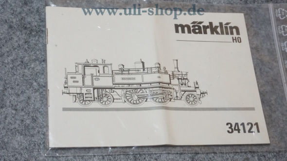 Märklin H0 34121 Bedienungsanleitung Galeriebild - zum Vergrößern bitte auf das Bild klicken