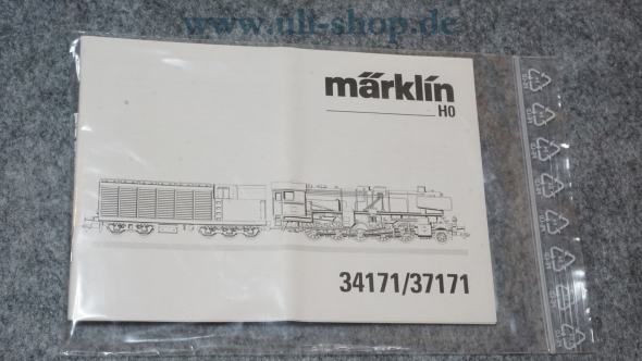 Märklin H0 34171/37171 Bedienungsanleitung Galeriebild - zum Vergrößern bitte auf das Bild klicken