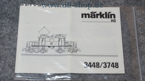 Märklin H0 3448/3748 Bedienungsanleitung Galeriebild - zum Vergrößern bitte auf das Bild klicken