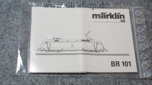Märklin H0 BR 101 Bedienungsanleitung Galeriebild - zum Vergrößern bitte auf das Bild klicken