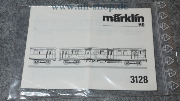 Märklin H0 3128 Bedienungsanleitung Galeriebild - zum Vergrößern bitte auf das Bild klicken