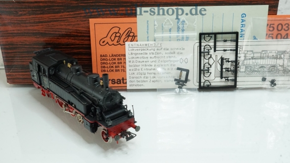 Liliput H0 7502 Dampflok Gleichstrom analog Galeriebild - zum Vergrößern bitte auf das Bild klicken