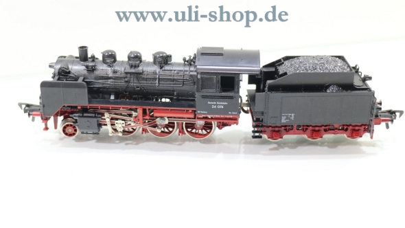 Fleischmann H0 4140 Dampflok Br. 24 074 der DB voll funktionsfähig wenig bespielt Gleichstrom analog OVP