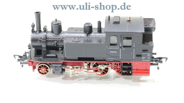 Fleischmann H0 4016 Dampflok Br. 70 091 der DB voll funktionsfähig wenig bespielt Gleichstrom analog OVP