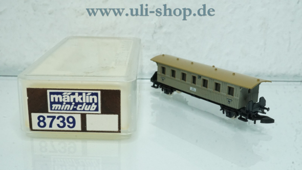 Märklin mini-club Z 8739 Personenwagen Gleichstrom Galeriebild - zum Vergrößern bitte auf das Bild klicken