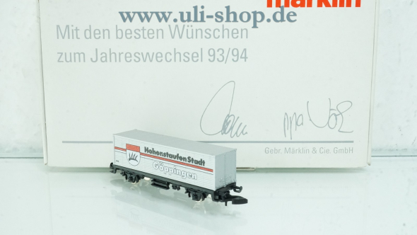 Märklin mini-club Z 8615 1993 90 Güterwagen Gleichstrom Galeriebild - zum Vergrößern bitte auf das Bild klicken