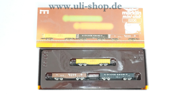 Märklin mini-club Z 8206 Wagenpackung Gleichstrom Galeriebild - zum Vergrößern bitte auf das Bild klicken
