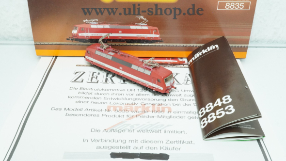 Märklin mini-club Z 8835 E-Lok Gleichstrom analog Galeriebild - zum Vergrößern bitte auf das Bild klicken