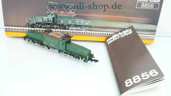 Märklin mini-club Z 8856 E-Lok Gleichstrom analog Galeriebild - zum Vergrößern bitte auf das Bild klicken