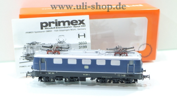 Primex H0 3033 E-Lok Wechselstrom analog Galeriebild - zum Vergrößern bitte auf das Bild klicken