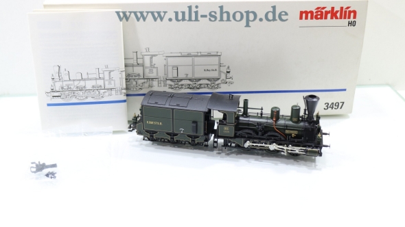 Märklin H0 3497 Dampflok Wechselstrom analog Galeriebild - zum Vergrößern bitte auf das Bild klicken