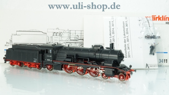 Märklin H0 3411 Dampflok Wechselstrom delta Galeriebild - zum Vergrößern bitte auf das Bild klicken