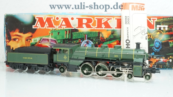 Märklin H0 3092 Dampflok Wechselstrom analog Galeriebild - zum Vergrößern bitte auf das Bild klicken