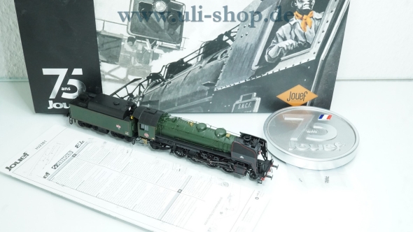 Jouef H0 HJ2381 Dampflok Gleichstrom analog Galeriebild - zum Vergrößern bitte auf das Bild klicken