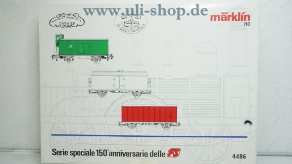 Märklin H0 4486 Wagenpackung Wechselstrom Galeriebild - zum Vergrößern bitte auf das Bild klicken