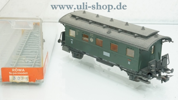 Röwa H0 3076 Personenwagen Wechselstrom Galeriebild - zum Vergrößern bitte auf das Bild klicken