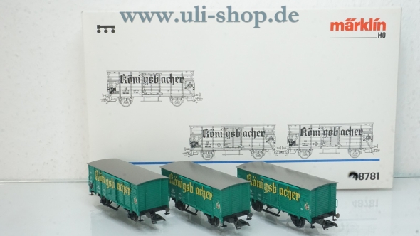 Märklin H0 48781 Wagenpackung Wechselstrom Galeriebild - zum Vergrößern bitte auf das Bild klicken