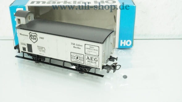 Märklin H0 Museum 1987 Güterwagen Wechselstrom Galeriebild - zum Vergrößern bitte auf das Bild klicken
